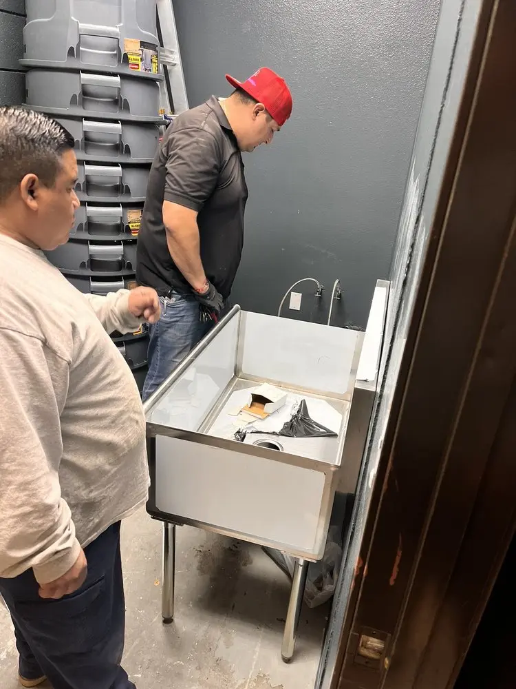 Commercial plumbing and sink installation in Spanish Lake