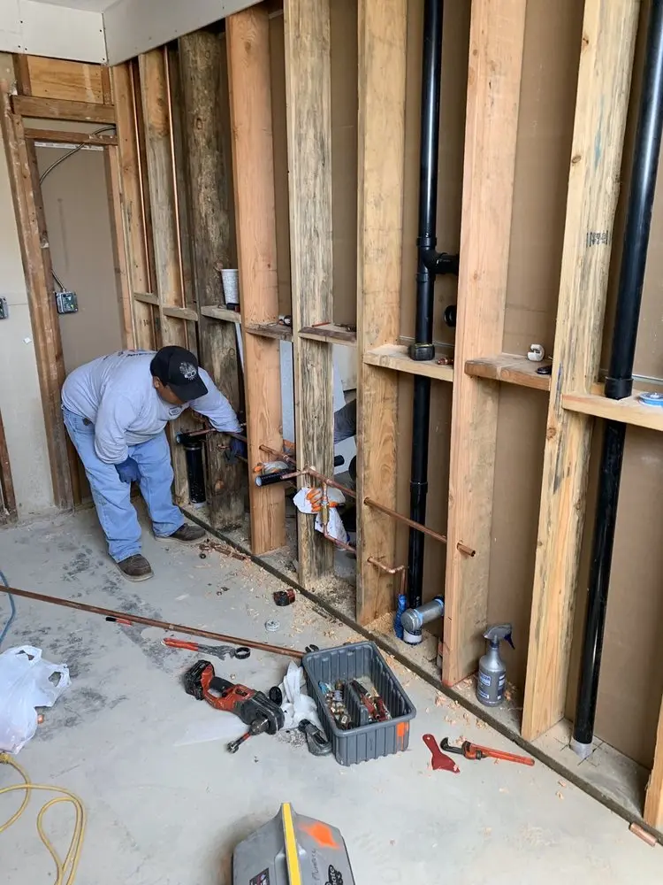 Commercial rough-in plumbing for Gas Line Repair in Spanish Lake